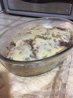 Una foto de Pastel de carne picada con salvado avena y semillas
