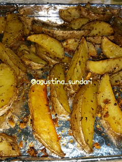 Foto resep 128. Baked Potato Wedges