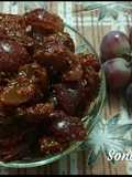 Fresh grapes with pickle masala