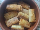 فطيرة التفاح مقلي