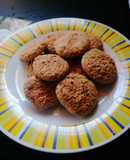 Galletas para bebes de avena,  banana, y algarroba. Apto +1año
