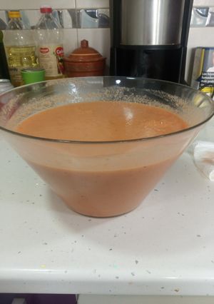 Una foto de Gazpacho al estilo andaluz