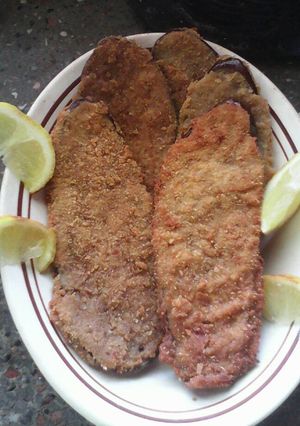 Una foto de Milanesas de berenjenas