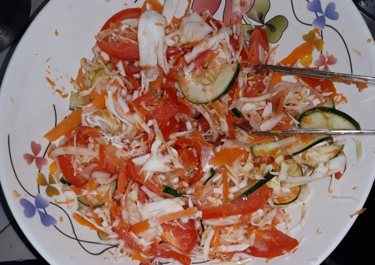 How to Make Favorite Simple mango veg salad