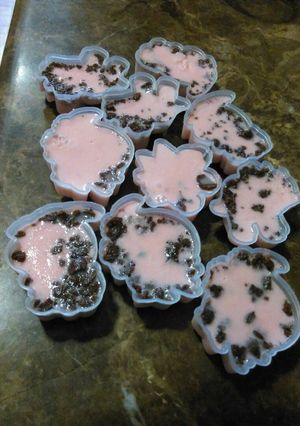 Foto resep Puding Strawberry Koko Krunch