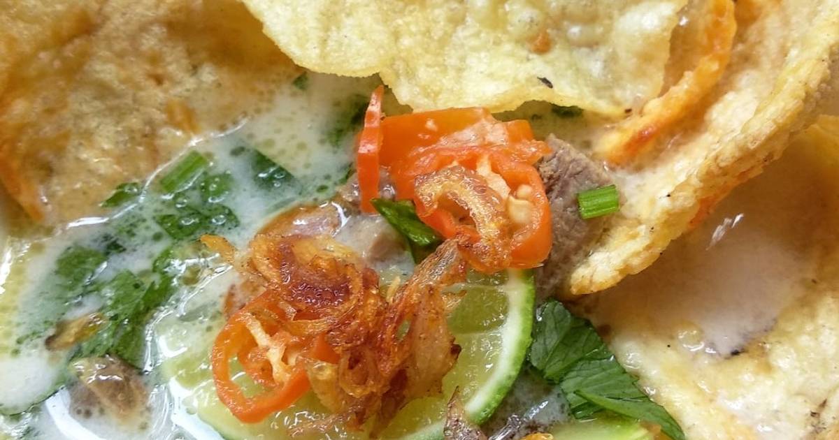 Resep Soto betawi kuah santan oleh FryingMoo - Cookpad