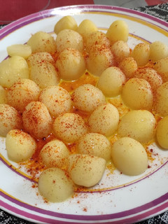 Una foto de Patatas cocidas con pimentón (guarnición rapidísima en 10 min)