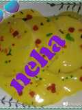 Bread rasmalai in custard