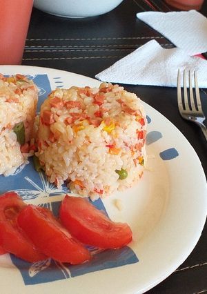 Una foto de Arroz saborizado