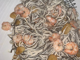Gulas con gambas