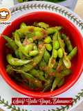 👩‍🍳Spicy Garlic Ginger Edamame