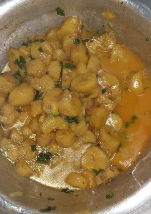 A picture of Matoke stew.