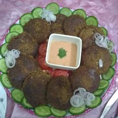 A picture of Shami kabab.