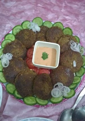 A picture of Shami kabab.