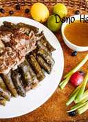 Stuffed Vine leaves with rice and minced meat