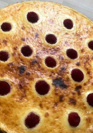 صورة لوصفة شيز كيك التوت