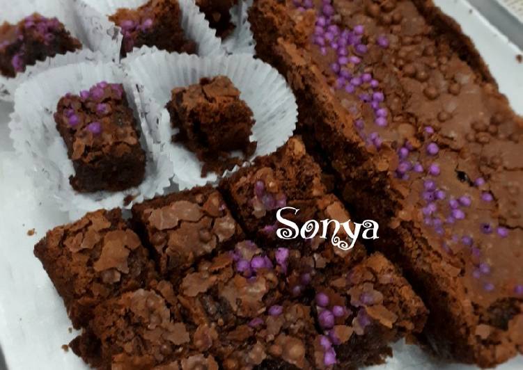 Brownies fudge panggang