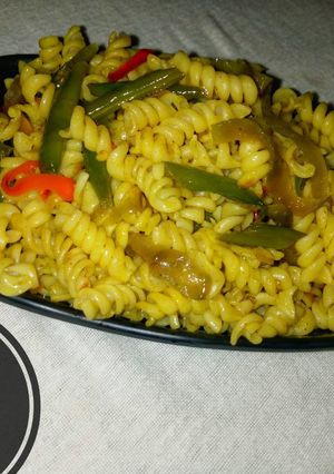 Fried macaroni ainihin hoton girkin
