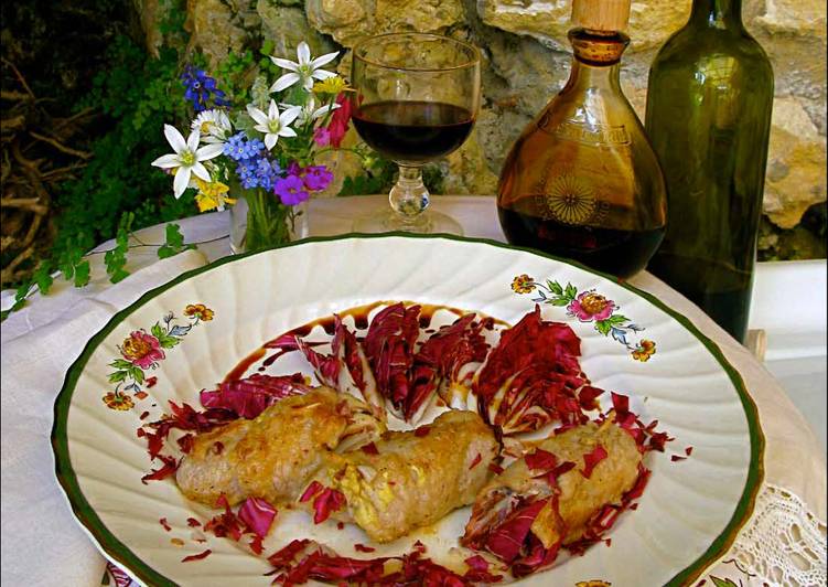 Involtini al radicchio rosso