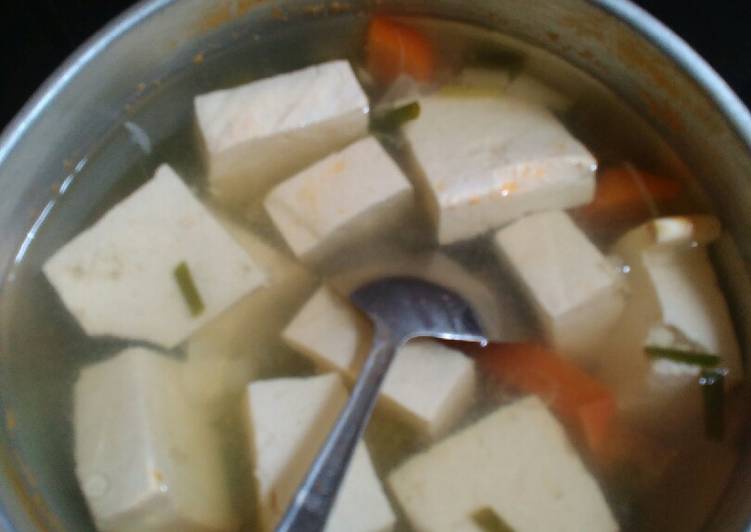 Sup tahu sederhana ala tante