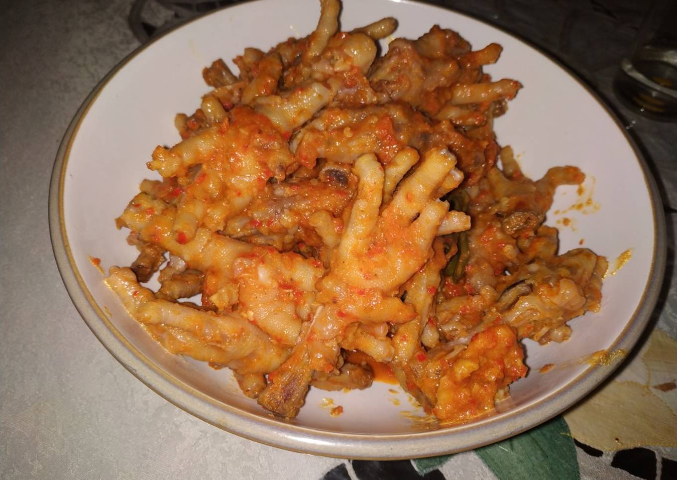 Ceker ayam pedas