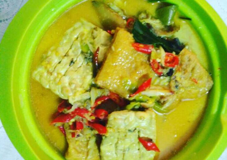 Resep Mangut ikan tempe tahu pong yang sempurna