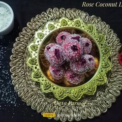 Rose Coconut Laddu A picture of Rose Coconut Laddu.