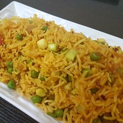 A picture of Tawa biryani.