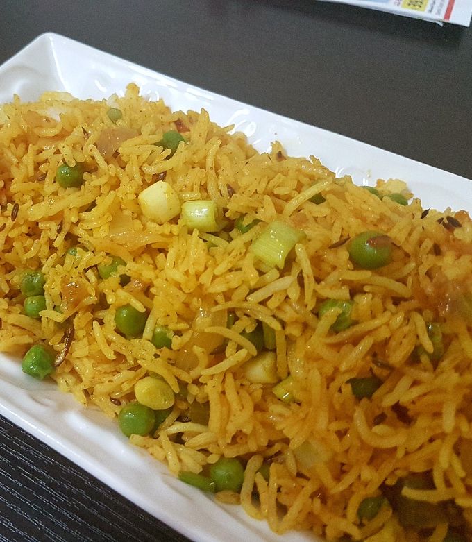 A picture of Tawa biryani.