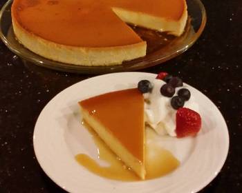 How To Prepare Recipe Cheesecake Flan Most Delicious