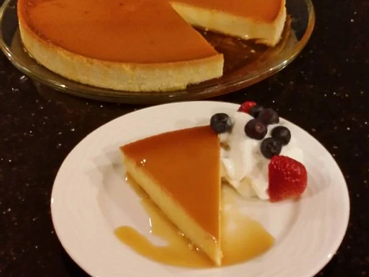 Easy Way Prepare Cheesecake Flan the Delicious Makes you drool