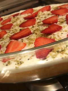 صورة لوصفة كيكة الحليب🍓