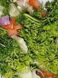 Salad Timun, Tomato dan Parsley (dengan lemon, limau kasturi dan limau nipis)