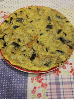 Una foto de Tortilla de berenjena