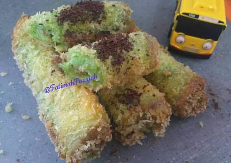 2.8#4 Roti pandan goreng keju coklat