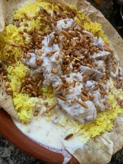صورة لوصفة منسف