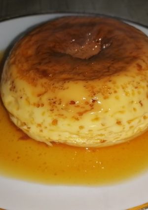 A picture of Microwave Egg Flan with Caramel.