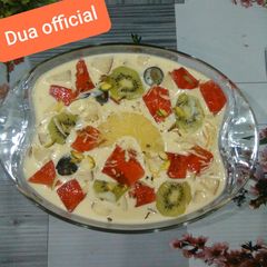 Fruits trifle😋 A picture of Fruits trifle😋.