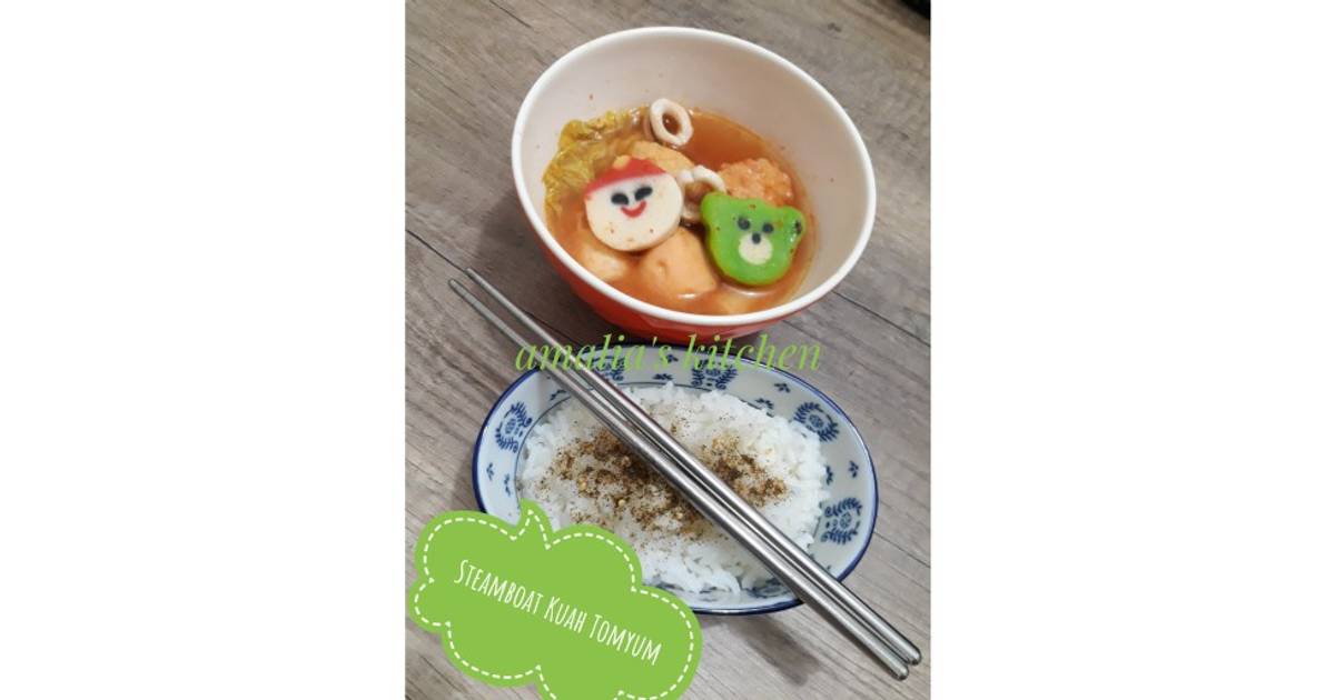 Resep Steamboat Kuah Tomyum Oleh Amalia Cookpad