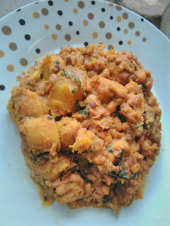 A picture of Honey Beans and Plantain Porridge.