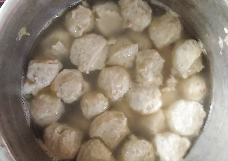 Cara Gampang Membuat Bakso Ayam homemade mantul rasanya Anti Gagal