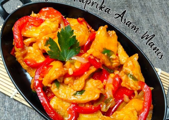 Resep Ayam Paprika Asam Manis Oleh Ummu Azzam Cookpad