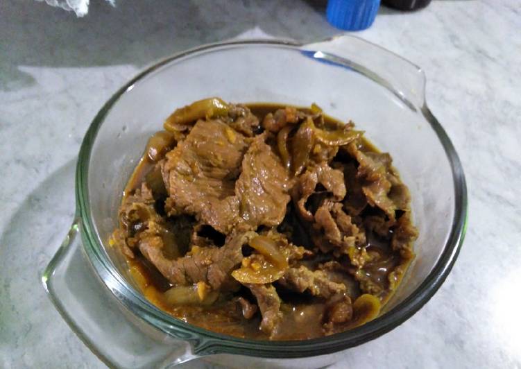 Resep Japanese Stewed Beef Untuk Gyudon Yang Enak