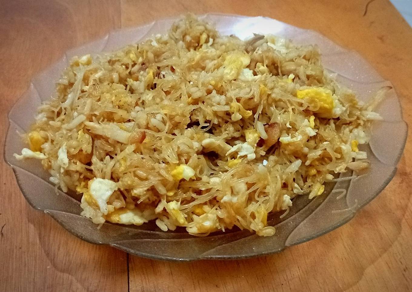 Nasi goreng bihun/magelangan simple