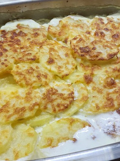Una foto de Papas a la crema 🥔, ricas, livianas y facilísimas 💫