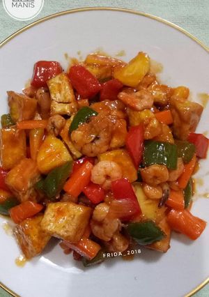 Foto resep Tahu-udang saos asam manis