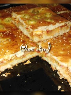 صورة لوصفة خبزة محشية 🍪 بالعجينة القطنية تاكل وتوكل الله يبارك