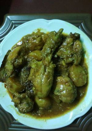 A picture of Chicken kosha.