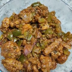 Spicy chicken chilli A picture of Spicy chicken chilli.