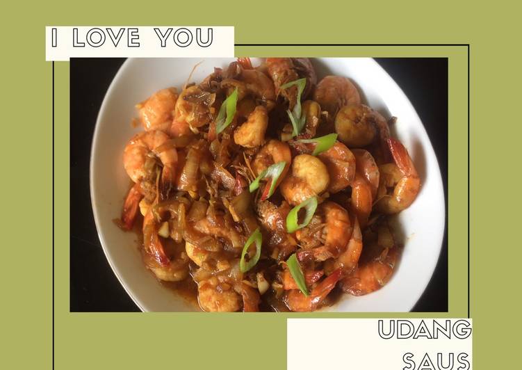 Resep Udang saus inggris, Enak